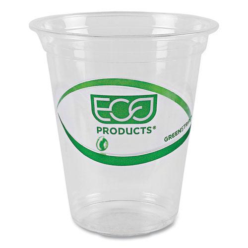 GreenStripe Renewable and Compostable Cold Cups, 16 oz, Clear, 50/Pack, 20 Packs/Carton. Picture 1