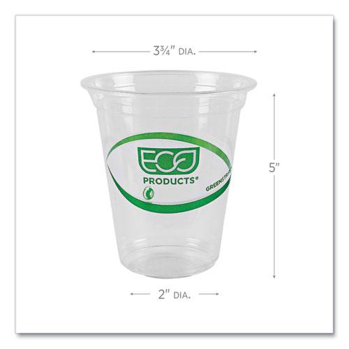 GreenStripe Renewable and Compostable Cold Cups Convenience Pack, Clear, 16 oz, 50/Pack. Picture 3
