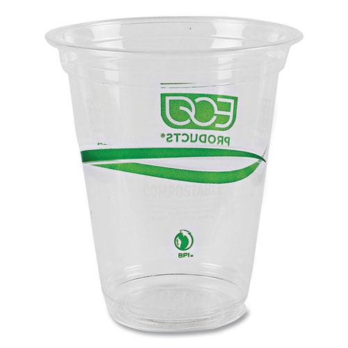 GreenStripe Renewable and Compostable Cold Cups Convenience Pack, Clear, 16 oz, 50/Pack. Picture 6