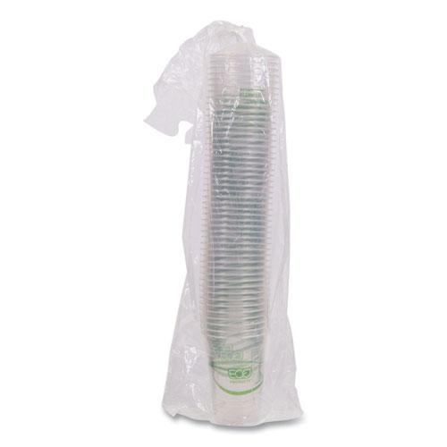 GreenStripe Renewable and Compostable Cold Cups Convenience Pack, Clear, 16 oz, 50/Pack. Picture 8