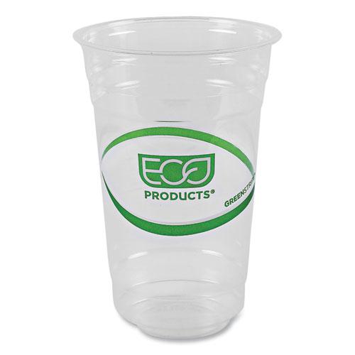 GreenStripe Renewable and Compostable Cold Cups, 20 oz, Clear, 50/Pack, 20 Packs/Carton. Picture 1