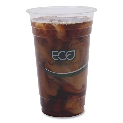 GreenStripe Renewable and Compostable Cold Cups, 20 oz, Clear, 50/Pack, 20 Packs/Carton. Picture 7