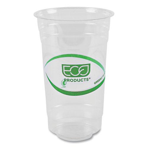 GreenStripe Renewable and Compostable PLA Cold Cups, 24 oz, 50/Pack, 20 Packs/Carton. Picture 1