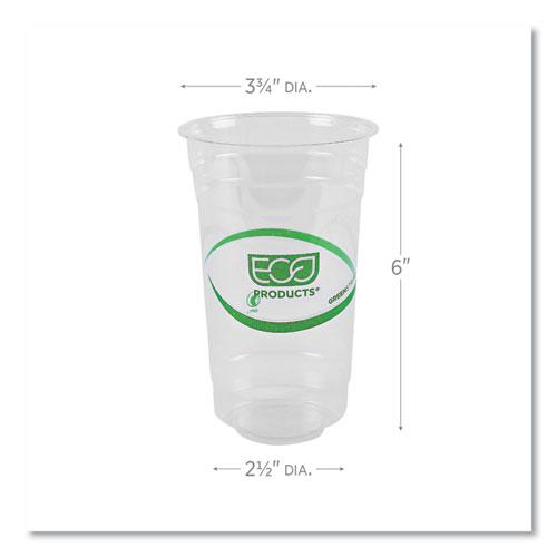 GreenStripe Renewable and Compostable PLA Cold Cups, 24 oz, 50/Pack, 20 Packs/Carton. Picture 3