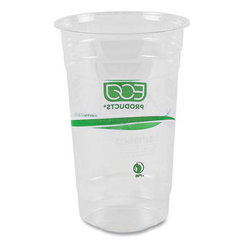 GreenStripe Renewable and Compostable PLA Cold Cups, 24 oz, 50/Pack, 20 Packs/Carton. Picture 6