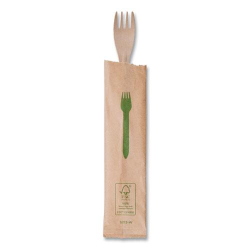 Wood Cutlery, Fork, Natural, 500/Carton. Picture 3