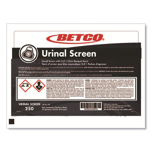 Anti-Splash Urinal Screen, Ocean Breeze Scent, Turquoise, 1 lb, 60/Carton. Picture 4