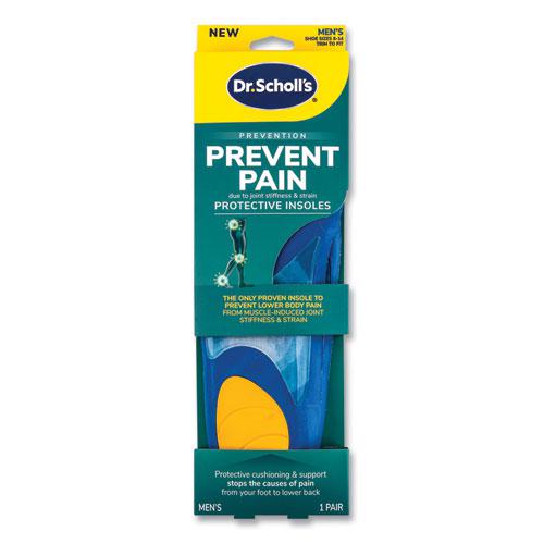 Prevent Pain Protective Insoles for Men, Men's Size 8 to 14, Blue. Picture 1