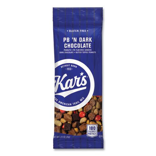 Trail Mix, Dark Chocolate/Peanut Butter, 1.25 oz Packet, 24/Box. Picture 2