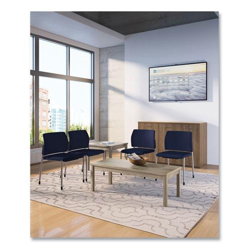 80000 Series Laminate Occasional Coffee Table, Rectangular, 48w x 20d x 16h, Kingswood Walnut. Picture 2