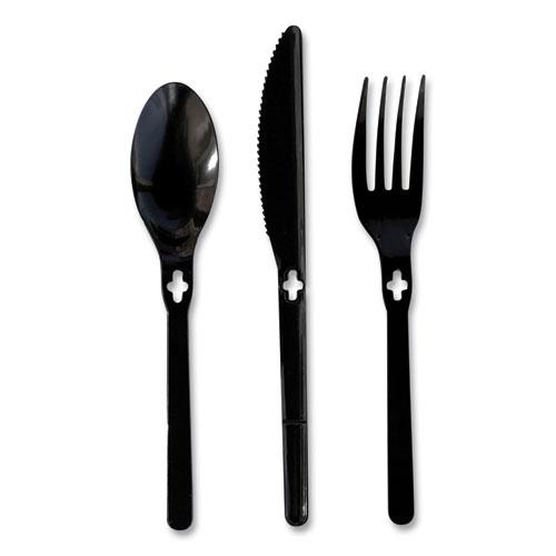 Spoon WeGo Polystyrene, Spoon, Black, 1000/Carton. Picture 2