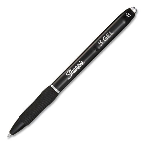 Fine Tip Permanent Marker Value Pack with (1) Bonus S-Gel 0.7 mm Black Ink Pen, Fine Bullet Tip Markers, Black Ink, 36/Pack. Picture 3
