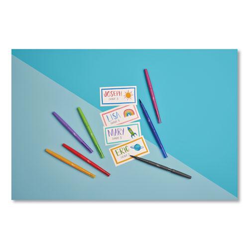 Flair Duo Felt Tip Porous Point Pen, Stick, Medium 0.7 mm, Assorted Ink and Barrel Colors, 16/Pack. Picture 4