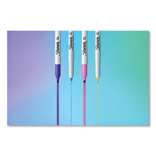 Ultra Fine Tip Permanent Marker, Ultra-Fine Needle Tip, Assorted 80s Glam Colors, 24/Pack. Picture 4