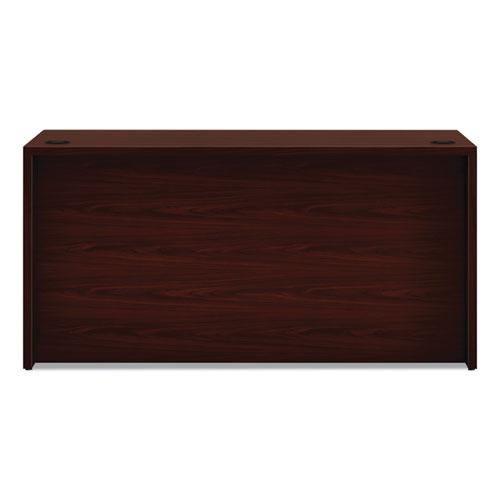 10500 Series Double Pedestal Desk with Full Pedestals, 60" x 30" x 29.5", Mahogany. Picture 3