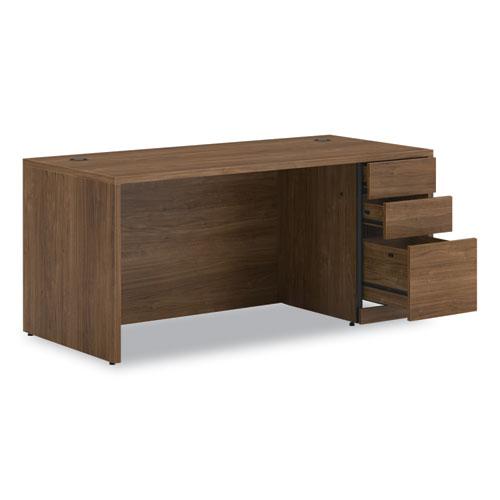 10500 Series Single Pedestal Desk, Right Pedestal: Box/Box/File, 66" x 30" x 29.5", Pinnacle. Picture 4