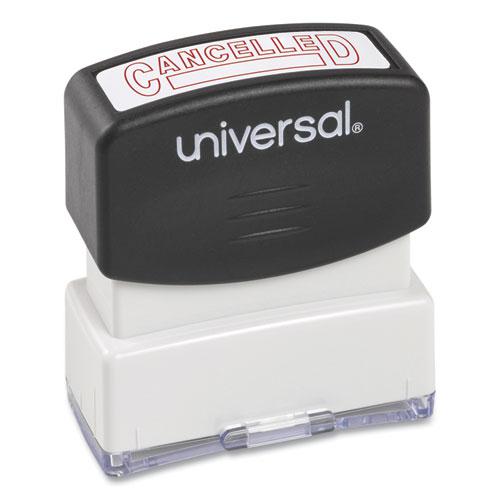 Message Stamp, CANCELLED, Pre-Inked One-Color, Red. Picture 2