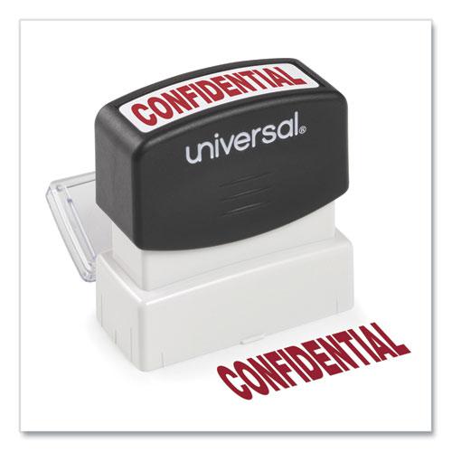 Message Stamp, CONFIDENTIAL, Pre-Inked One-Color, Red. Picture 1