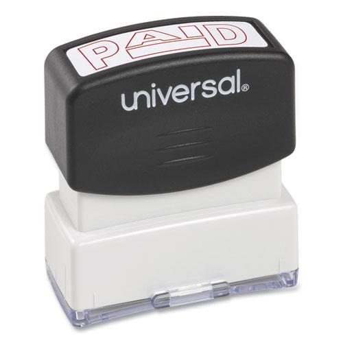 Message Stamp, PAID, Pre-Inked One-Color, Red. Picture 2
