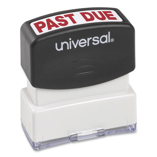 Message Stamp, PAST DUE, Pre-Inked One-Color, Red. Picture 2