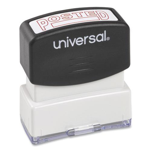 Message Stamp, POSTED, Pre-Inked One-Color, Red. Picture 2
