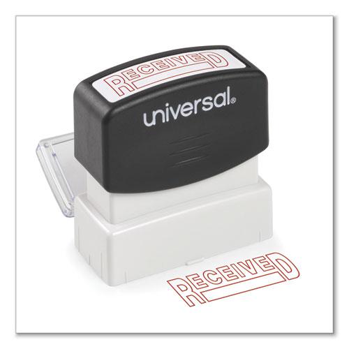 Message Stamp, RECEIVED, Pre-Inked One-Color, Red. Picture 1
