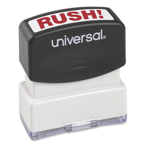 Message Stamp, RUSH, Pre-Inked One-Color, Red. Picture 2