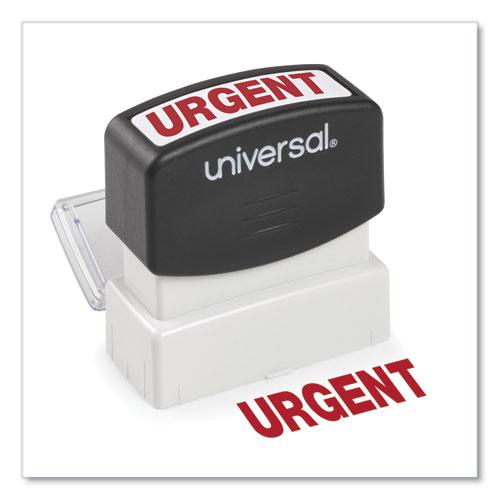 Message Stamp, URGENT, Pre-Inked One-Color, Red. Picture 1