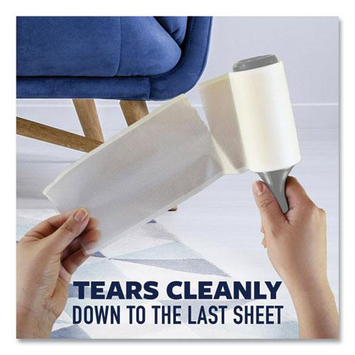 Lint Roller, Heavy-Duty Handle, 70 Sheets/Roller, 2/Pack. Picture 4