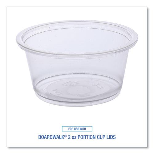 Souffle/Portion Cups, 2 oz, Polypropylene, Clear, 20 Cups/Sleeve, 125 Sleeves/Carton. Picture 4