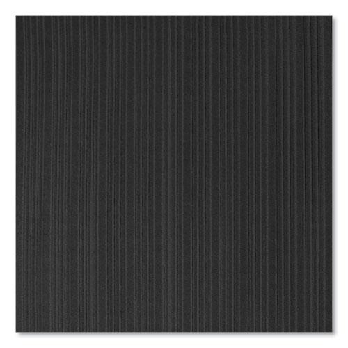 Ribbed Vinyl Anti-Fatigue Mat, Rib Embossed Surface, 36 x 144, Black. Picture 4
