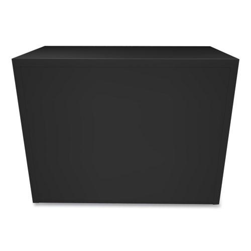 Brigade 700 Series Lateral File, 2 Legal/Letter-Size File Drawers, Black, 36" x 18" x 28". Picture 4