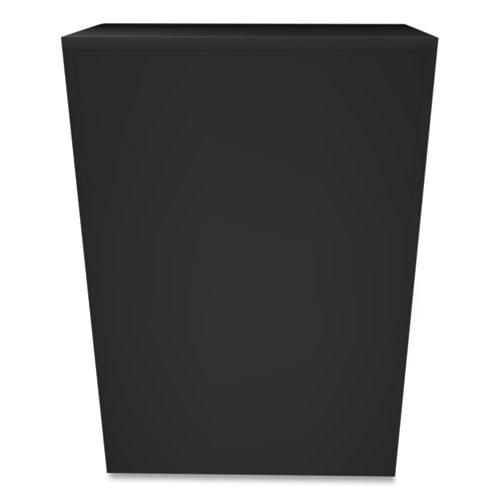 Brigade 700 Series Lateral File, 4 Legal/Letter-Size File Drawers, Black, 36" x 18" x 52.5". Picture 4