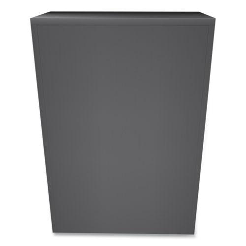Brigade 700 Series Lateral File, 4 Legal/Letter-Size File Drawers, Charcoal, 36" x 18" x 52.5". Picture 4