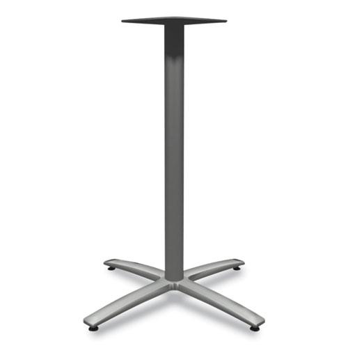 Between Standing-Height X-Base for 42" Table Tops, 32.68w x 41.12h, Silver. Picture 2