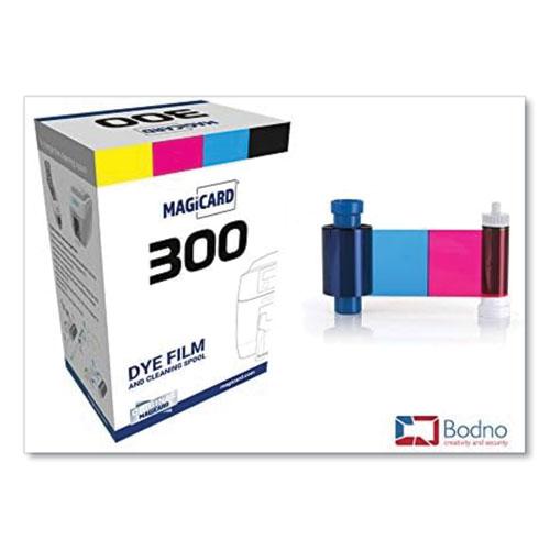 300 Dual YMCKO/2 Printer Ribbon, Black/Cyan/Magenta/Yellow. Picture 3