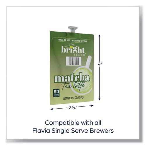 Bright Tea Co. Matcha Latte Freshpack, Matcha Tea Latte, 0.53 oz Pouch, 72/Carton. Picture 4