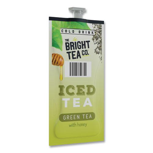 The Bright Tea Co. Iced Green Tea with Honey Freshpack, Green with Honey, 0.11 oz Pouch, 100/Carton. Picture 2