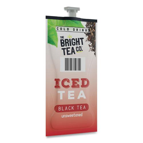 The Bright Tea Co. Unsweetened Iced Black Tea Freshpack, Unsweetened Iced Black, 0.12 oz Pouch, 100/Carton. Picture 2