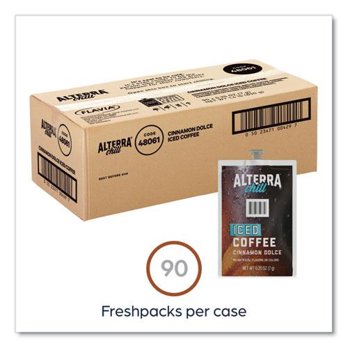 Alterra Cinnamon Dolce Iced Coffee Freshpack, Iced Cinnamon Dolce, 0.25 oz Pouch, 90/Carton. Picture 4