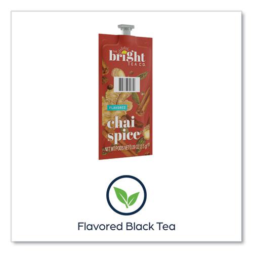 The Bright Tea Co. Chai Spice Black Tea Freshpack, Chai Spice, 0.09 oz Pouch, 100/Carton. Picture 4