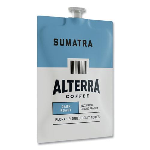 Alterra Sumatra Coffee Freshpack, Sumatra, 0.3 oz Pouch, 100/Carton. Picture 2