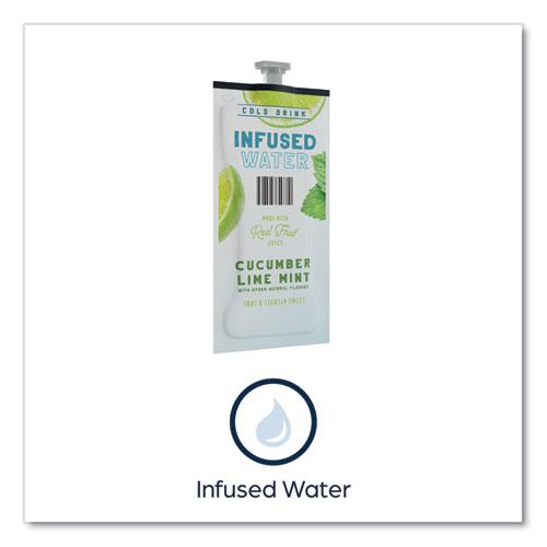 Cucumber Lime Mint Infused Water Freshpack, Cucumber Lime Mint, 0.08 Pouch, 100/Carton. Picture 6