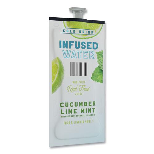 Cucumber Lime Mint Infused Water Freshpack, Cucumber Lime Mint, 0.08 Pouch, 100/Carton. Picture 2