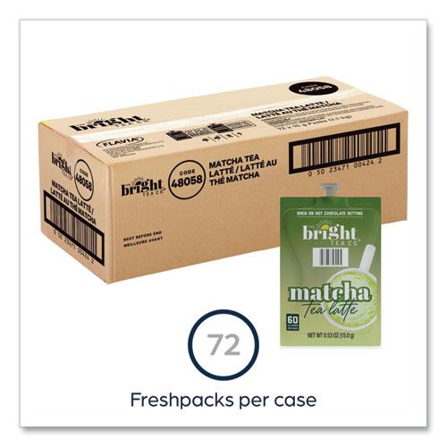 Bright Tea Co. Matcha Latte Freshpack, Matcha Tea Latte, 0.53 oz Pouch, 72/Carton. Picture 8