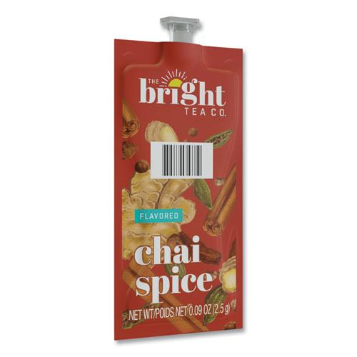 The Bright Tea Co. Chai Spice Black Tea Freshpack, Chai Spice, 0.09 oz Pouch, 100/Carton. Picture 2