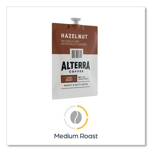 Alterra Hazelnut Coffee Freshpack, Hazelnut, 0.23 oz Pouch, 100/Carton. Picture 10