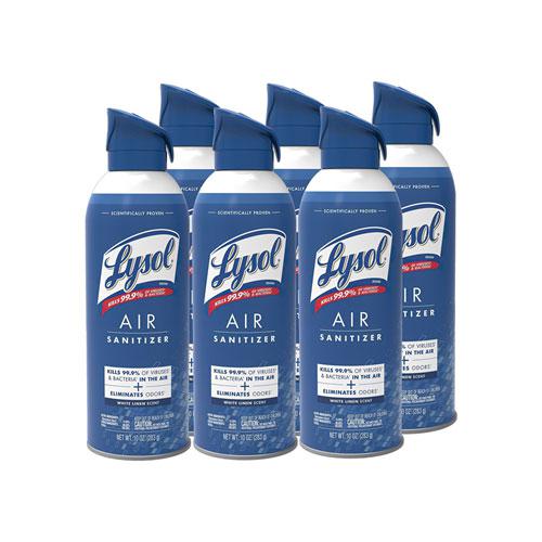 Air Sanitizer Spray, White Linen, 10 oz Aerosol Spray, 6/Carton. Picture 1