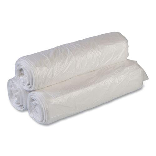Draw-Tuff Institutional Draw-Tape Can Liners, 23 gal, 1 mil, 38" x 28.5", Natural, 25 Bags/Roll, 6 Rolls/Carton. Picture 4