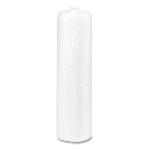 High-Density Commercial Can Liners, 10 gal, 8 mic, 24" x 24", Natural, 50 Bags/Roll, 20 Interleaved Rolls/Carton. Picture 3